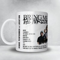 Bring Me the Horizon Setlist Mug - Budapest Park, Budapest - June 17th, 2024