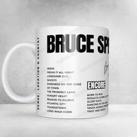 Bruce Springsteen Setlist Mug - Centre Bell, Montreal - October 31st, 2024