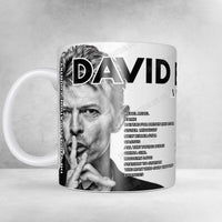 David Bowie Setlist Mug - Color Line Arena, Hamburg - October 16th, 2003