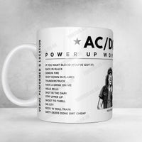 AC/DC Setlist Mug - Amway Arena, Orlando - November 19th, 2009