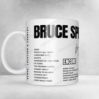 Bruce Springsteen Setlist Mug - Scotiabank Saddledome, Calgary - November 16th, 2024