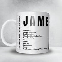 James Bay Setlist Mug - Flugplatz Birrfeld, Raiffeisen Lupfig - June 4th, 2022