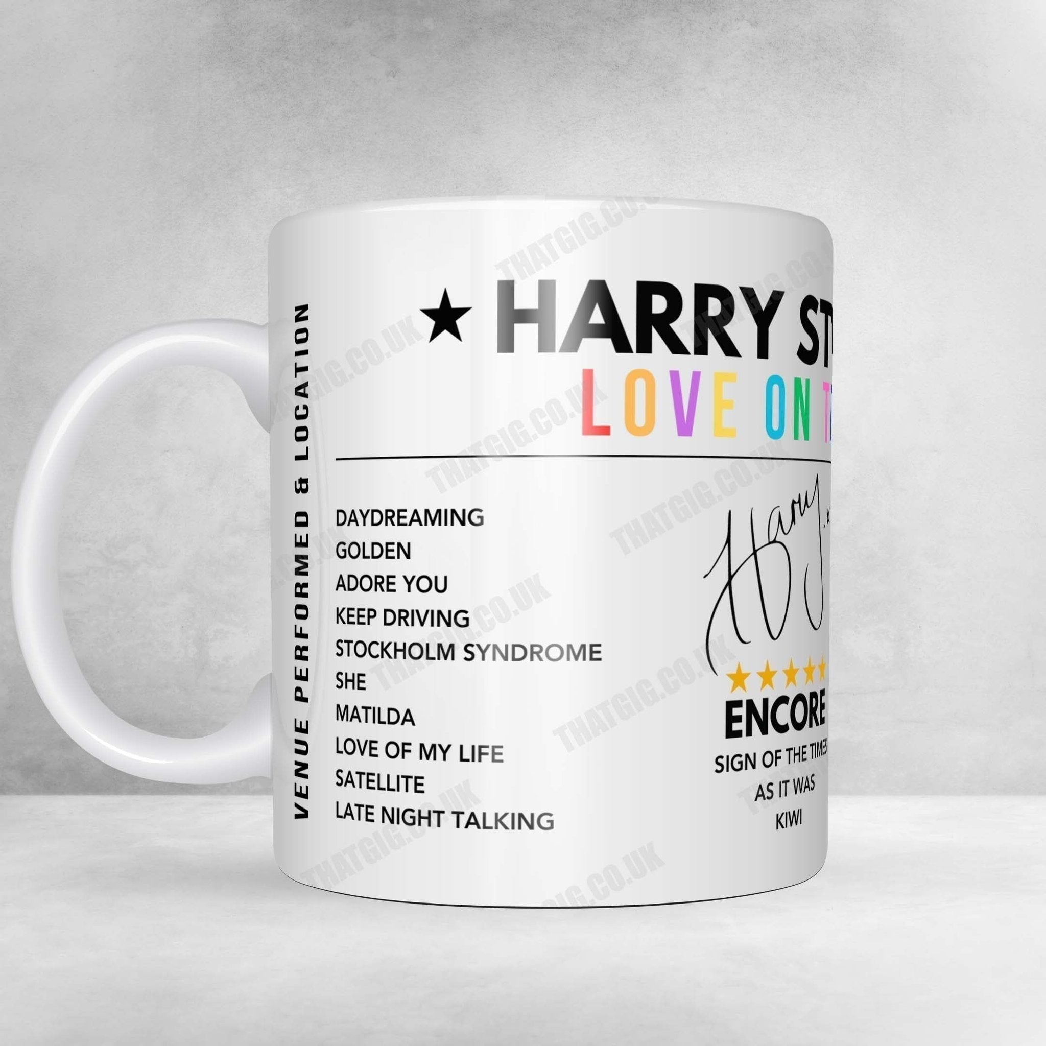 Harry Styles Setlist Poster - Principality Stadium, Cardiff - June 21st, 2023