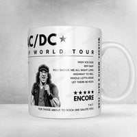 AC/DC Setlist Mug - Amway Arena, Orlando - November 19th, 2009