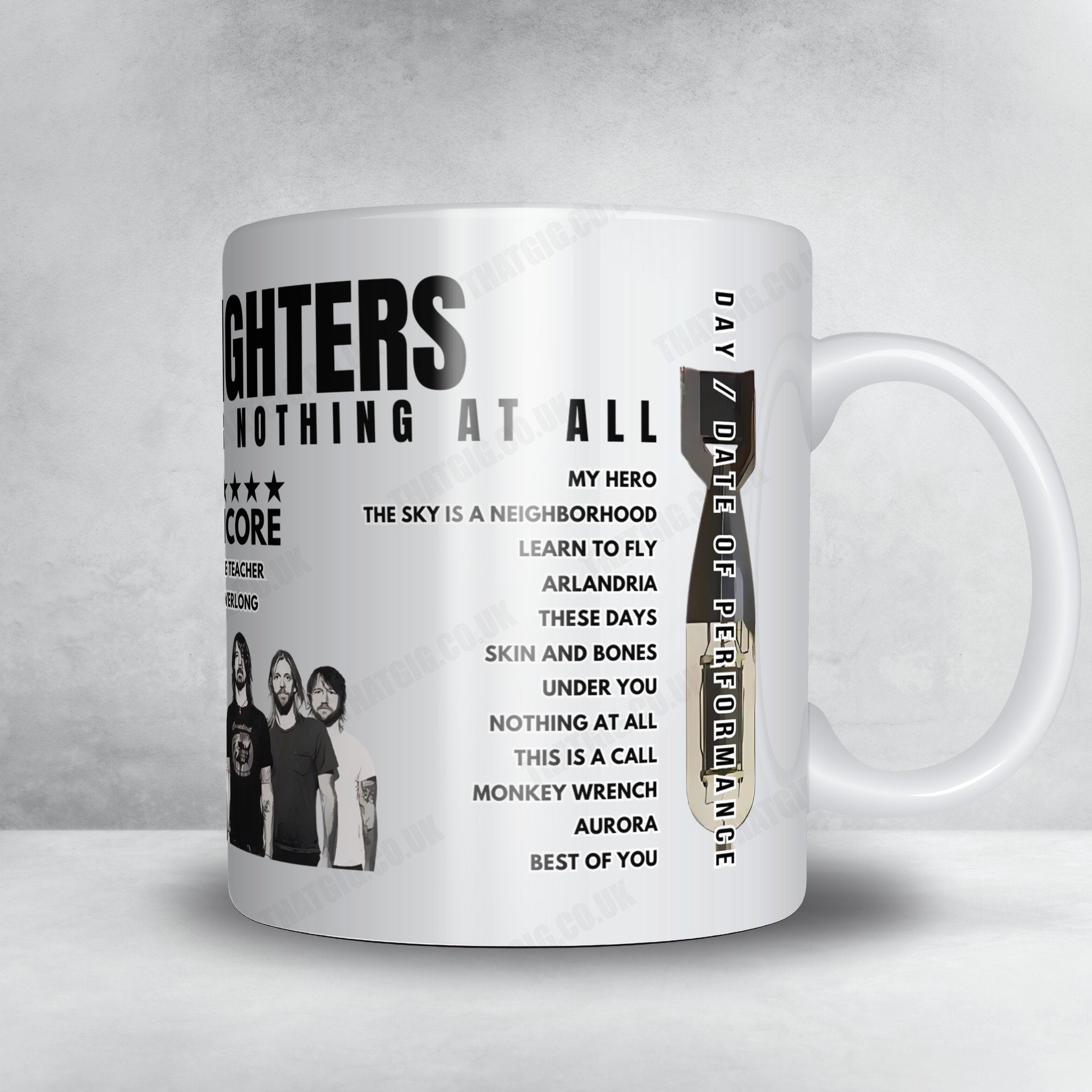 Foo Fighters Setlist Mug - Target Field, Minneapolis - July 28th, 2024