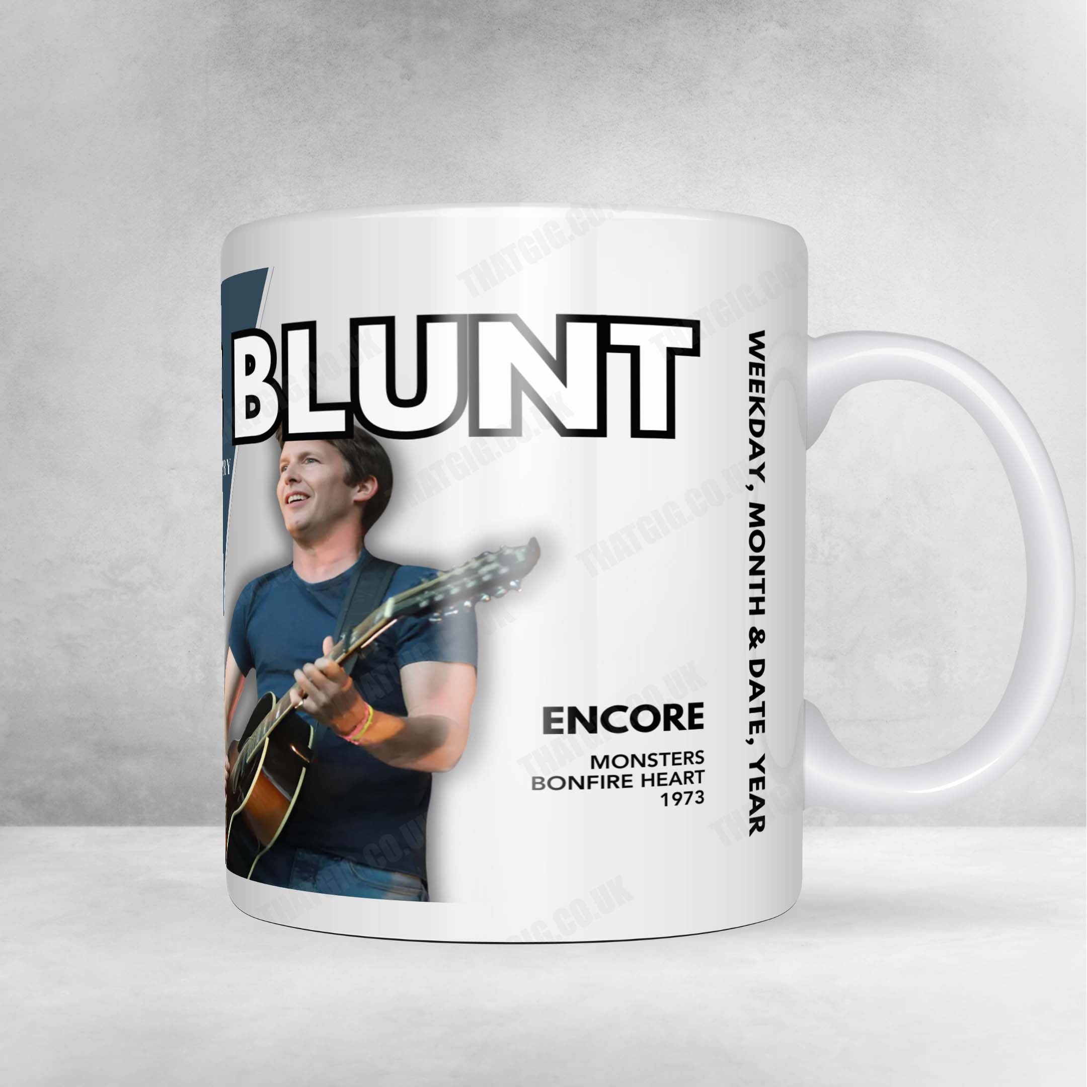 James Blunt Setlist Mug - Open Air Platz Emsland Arena, Lingen - July 28th, 2024