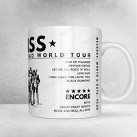 KISS Setlist Mug - Allstate Arena, Rosemont, USA - November 27th, 2023