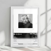 Mac Miller "Circles" Album Cover Poster - with Complete Tracklist