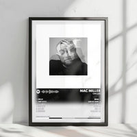 Mac Miller "Circles" Album Cover Poster - with Complete Tracklist