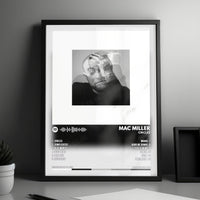 Mac Miller "Circles" Album Cover Poster - with Complete Tracklist