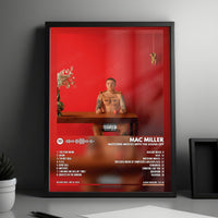 Mac Miller "Watching Movies with the Sound Off" Album Cover Poster - with Complete Tracklist