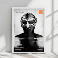 Madvillain "Madvillainy" Album Cover Poster - with Complete Tracklist
