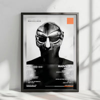 Madvillain "Madvillainy" Album Cover Poster - with Complete Tracklist