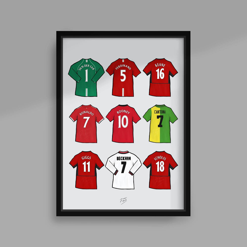Manchester Utd Legends Shirts Print