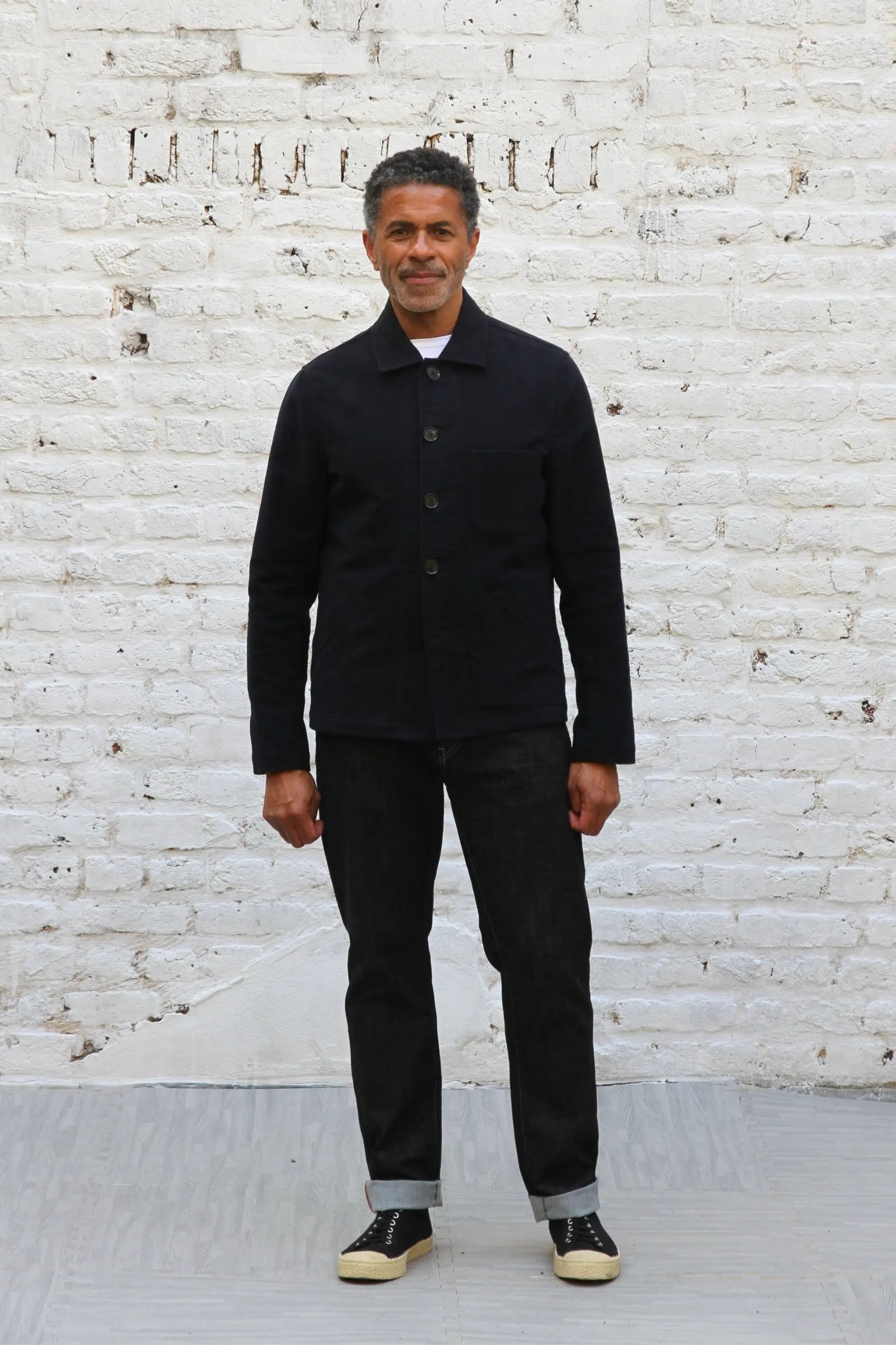 Marchant Jacket  - Navy Moleskin