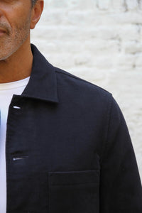Marchant Jacket  - Navy Moleskin