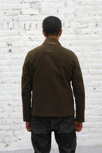 Marchant Jacket  - Olive Moleskin