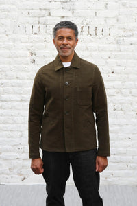 Marchant Jacket  - Olive Moleskin