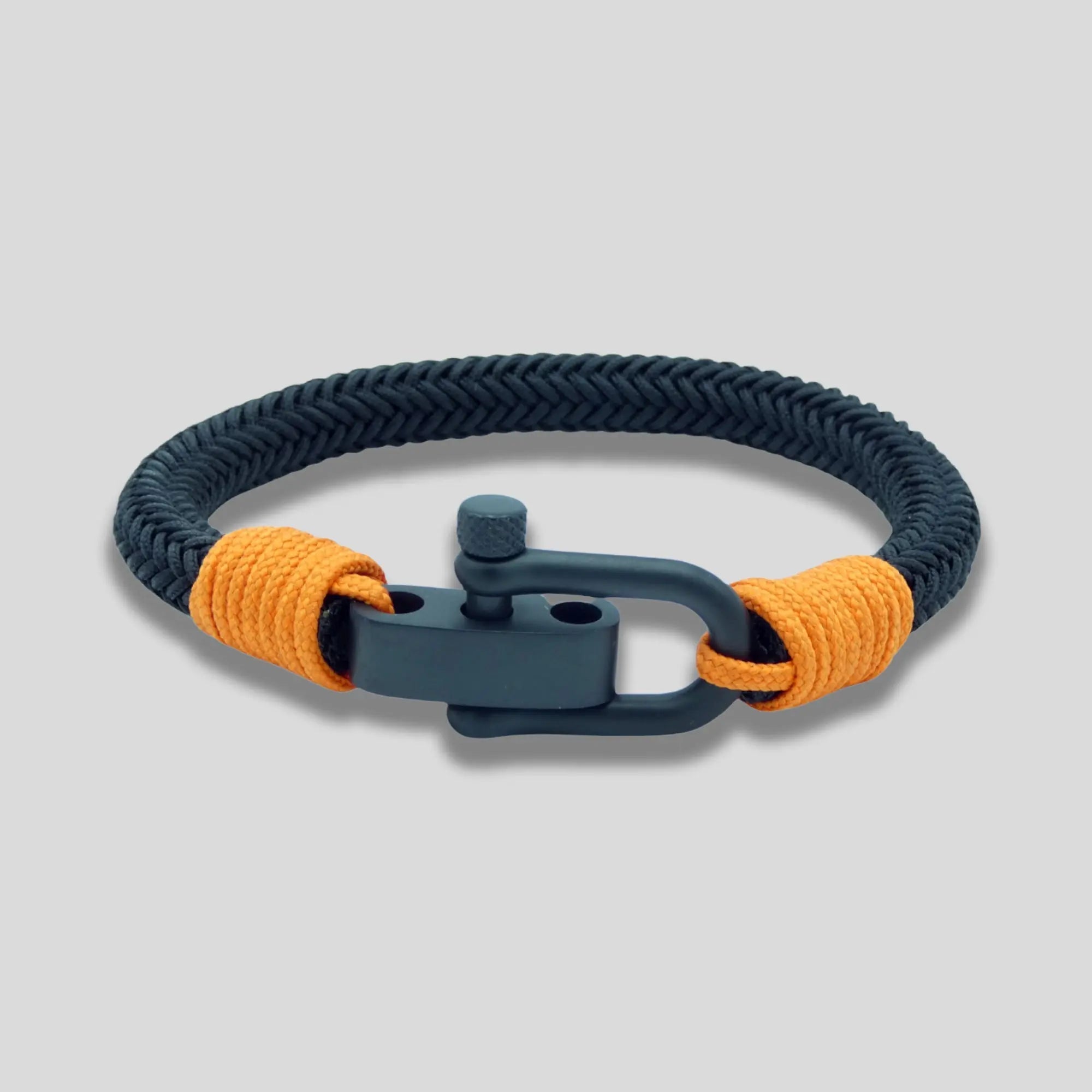 Matt Black Stainless Steel Claps Bracelet