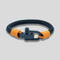 Matt Black Stainless Steel Claps Bracelet