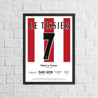 Matt Le Tissier Legend Stats Print
