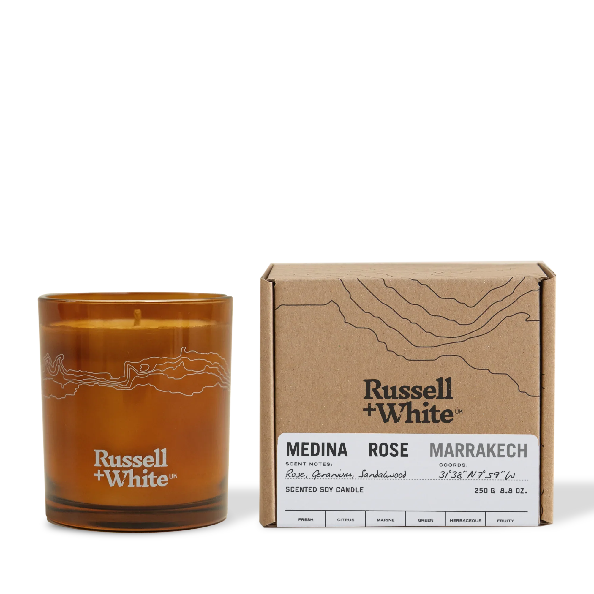 Medina Rose Scented Candle