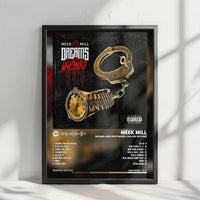 Meek Mill "Dreams and Nightmares (deluxe)" Album Cover Poster - with Complete Tracklist