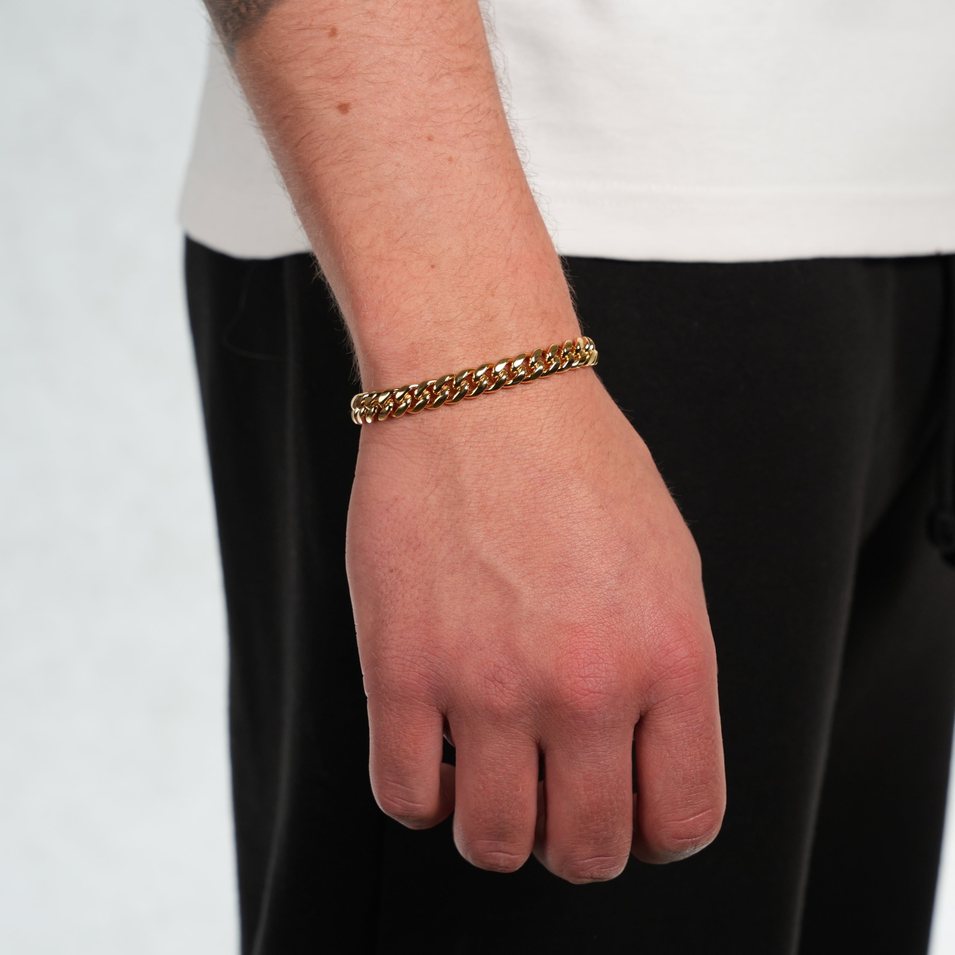 Miami Cuban Bracelet (Gold) 8mm