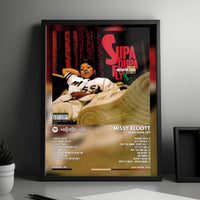 Missy Elliott "Supa Dupa Fly" Album Cover Poster - with Complete Tracklist