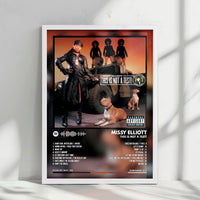 Missy Elliott "This Is Not a Test!" Album Cover Poster - with Complete Tracklist