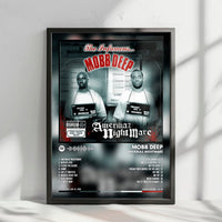 Mobb Deep "Amerikaz Nightmare" Album Cover Poster - with Complete Tracklist