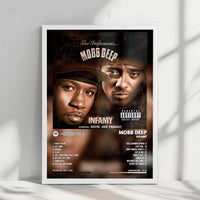 Mobb Deep "Infamy" Album Cover Poster - with Complete Tracklist