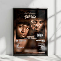 Mobb Deep "Infamy" Album Cover Poster - with Complete Tracklist