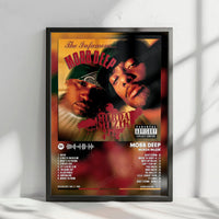 Mobb Deep "Murda Muzik" Album Cover Poster - with Complete Tracklist