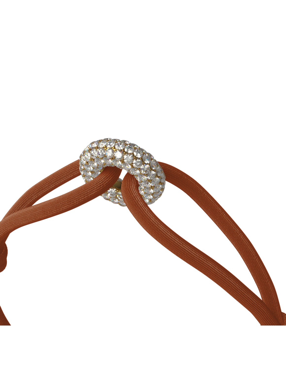 Golden Soho Pavé Cord Bracelet