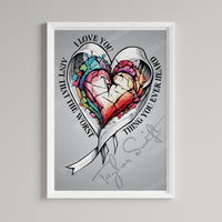 Taylor Swift "Cruel Summer" Lyric Print Poster