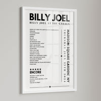 Blur Setlist Poster - Eventim Apollo, London - July 25th, 2023