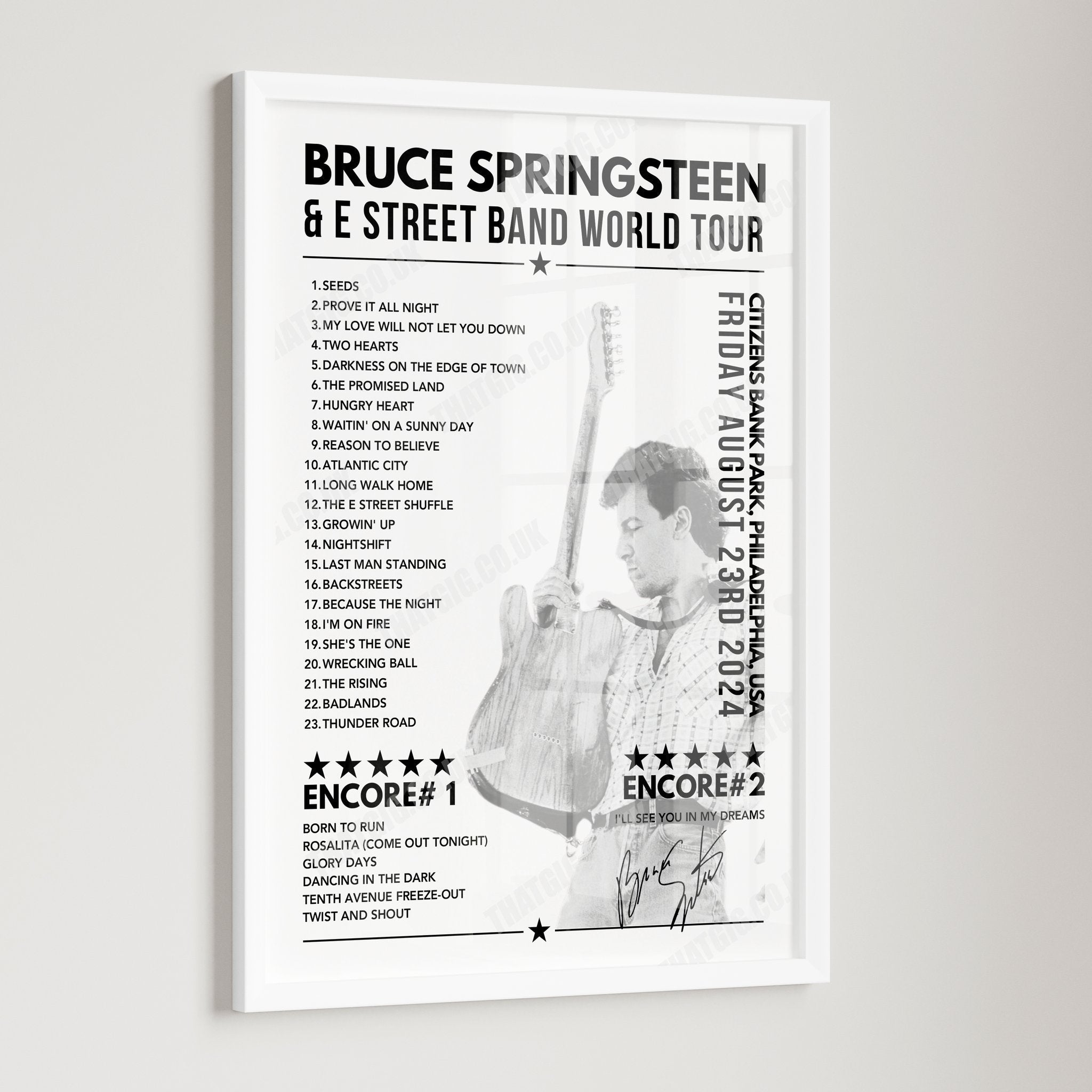 Bruce Springsteen - Citizens Bank Park, Philadelphia - 23rd Aug 2024