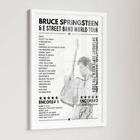 Bruce Springsteen Setlist Poster - PPG Paints Arena, Pittsburgh - August 15th, 2024