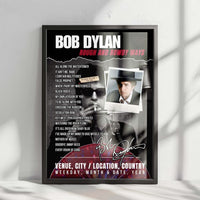 Bob Dylan Setlist Poster - Royal Albert Hall, London - November 12th, 2024
