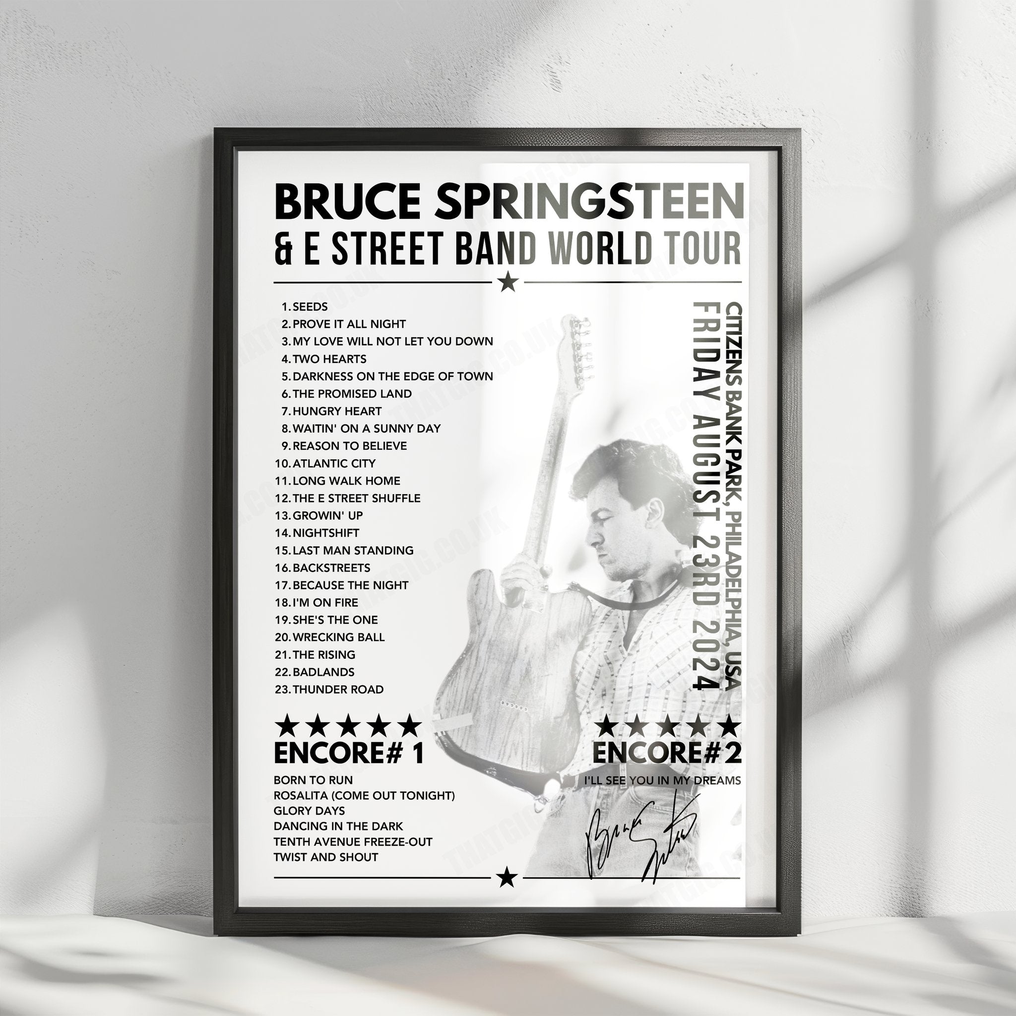 Bruce Springsteen - Citizens Bank Park, Philadelphia - 23rd Aug 2024