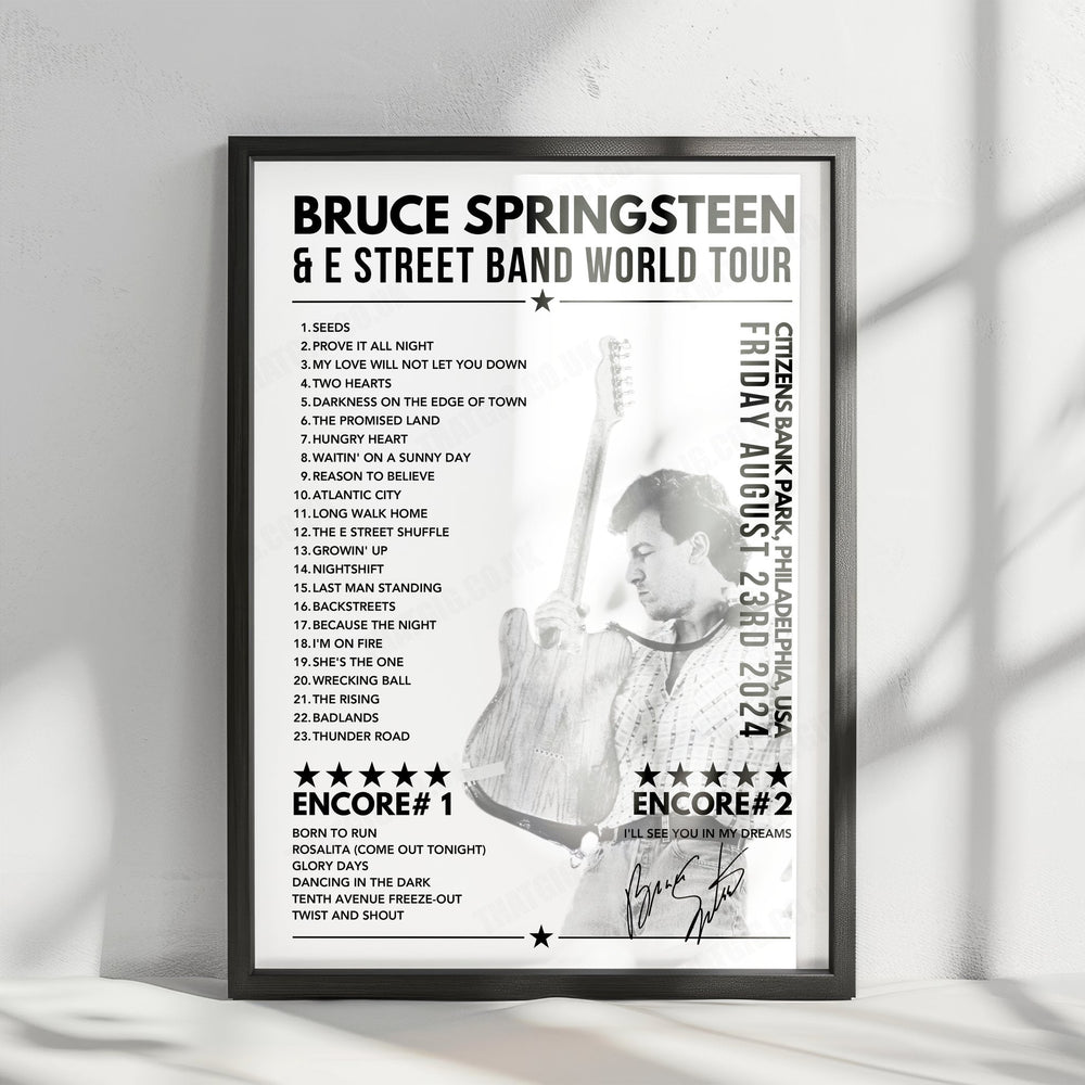 Bruce Springsteen - Citizens Bank Park, Philadelphia - 23rd Aug 2024