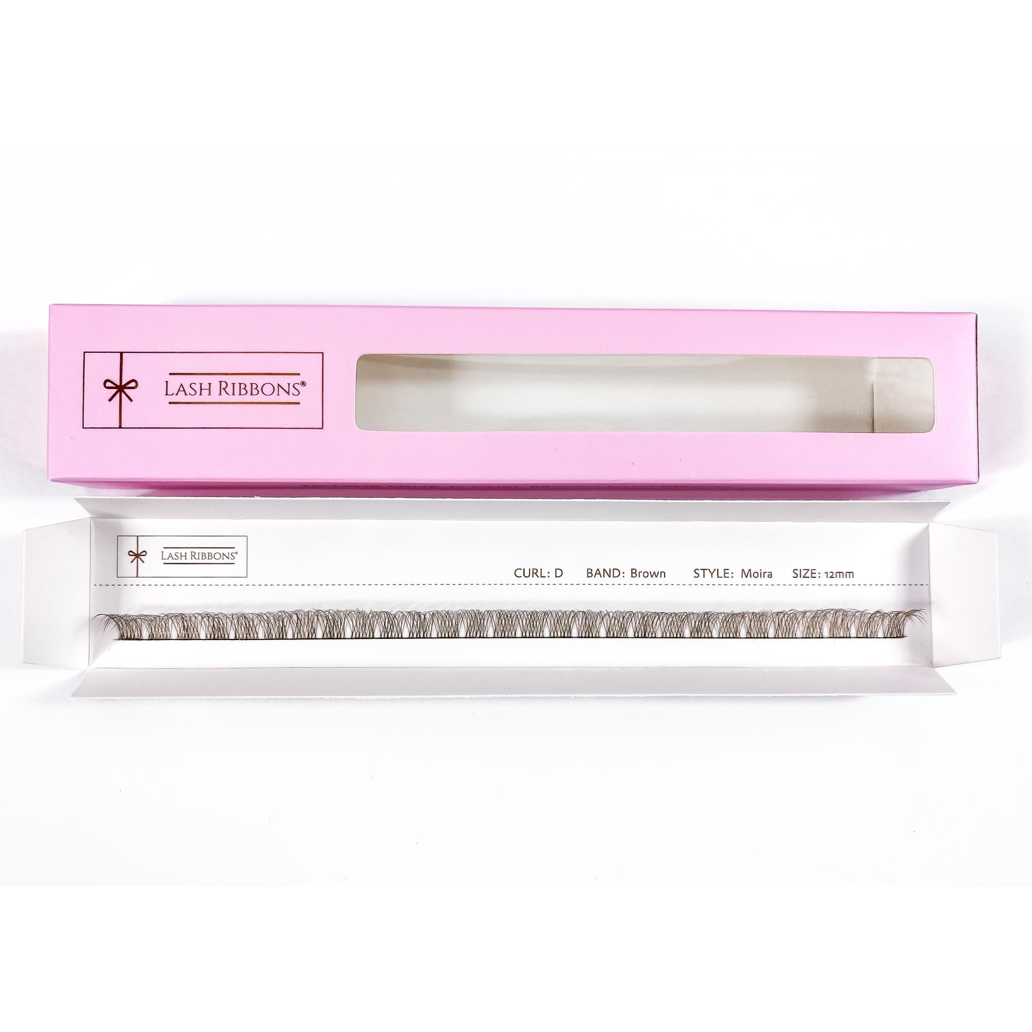 Moira - 3D 'D' Curl Brown Lash Ribbons®