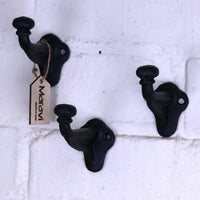 Molari Single Coat Hook Tobar Style Set of 3