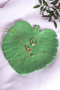 Monstera Leaf Decorative Tray