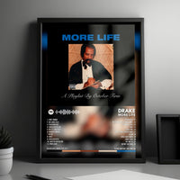 Drake "More Life" Album Cover Poster - with Complete Tracklist