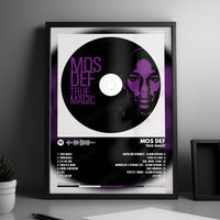 Mos Def "True Magic" Album Cover Poster - with Complete Tracklist