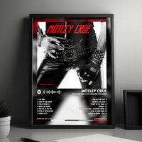 Mötley Crüe - "Too Fast For Love" Album Cover Poster - with Complete Tracklist