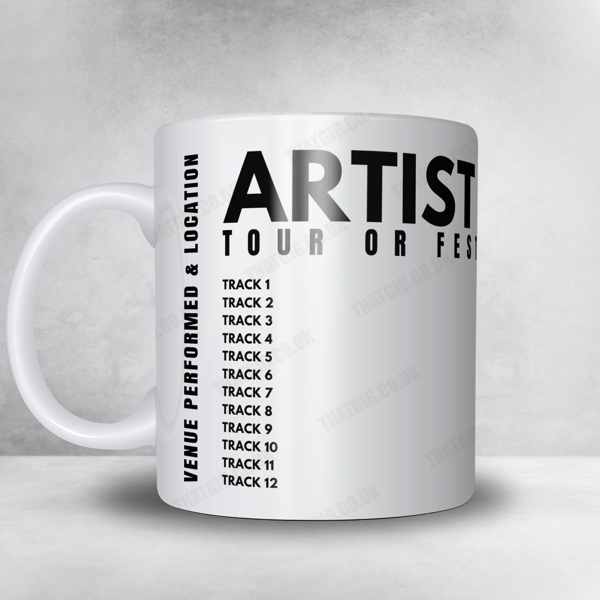 Request Any Gig Setlist Mug