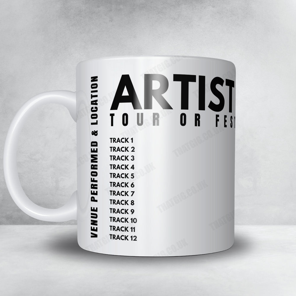 Request Any Gig Setlist Mug